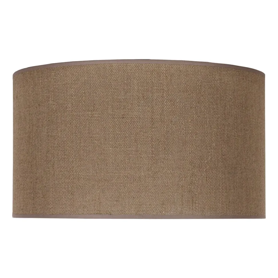 Lampeskærm Roller, lysebrun, Ø 40 cm, højde 22 cm