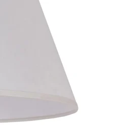 Lampeskærm Sofia Højde 25 cm, ecru/hvid