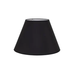 Lampeskærm Sofia Højde 25 cm, sort/hvid
