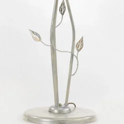 Lancia gulvlampe, elfenbensfarvet, 3 lyskilder, jern, glas