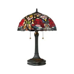 Larissa bordlampe i Tiffany-stil