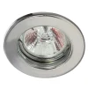 Lavvolt indbygningsspot Tim, fast, krom-mat