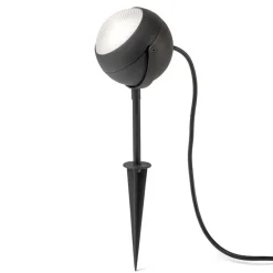 Lecce LED-lampe med jordspyd, sort