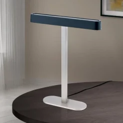 LED-bordlampe Auftakt nikkel/sort