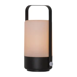LED-bordlampe Flame Lantern, bærbar, batteri