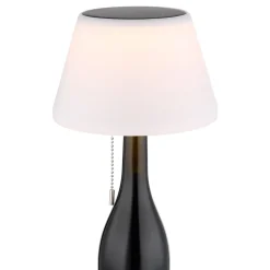 LED-bordlampe 36000 flasketop hvid plast