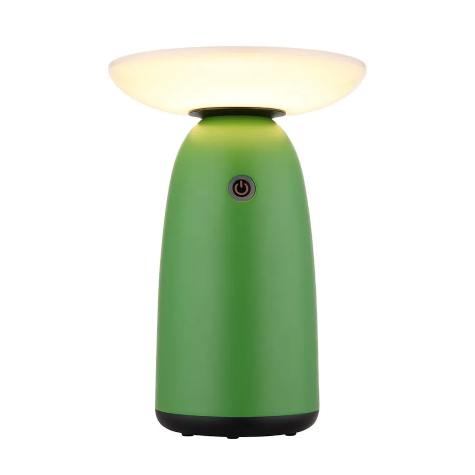LED-bordlampe 36625, grøn, metal, 23 cm, dæmpbar