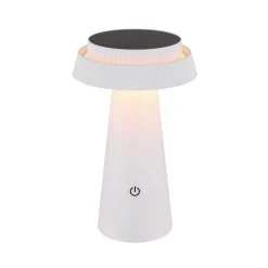 LED-bordlampe 36624, hvid, genopladeligt batteri, CCT, IP54, dæmpbar