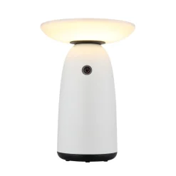 LED-bordlampe 36625, hvid, metal, 23 cm, dæmpbar