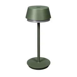 LED-bordlampe Lyon, grøn/grå, IP54, dæmper, CCT, RGB