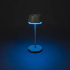 LED-bordlampe Lyon, grøn/grå, IP54, dæmper, CCT, RGB
