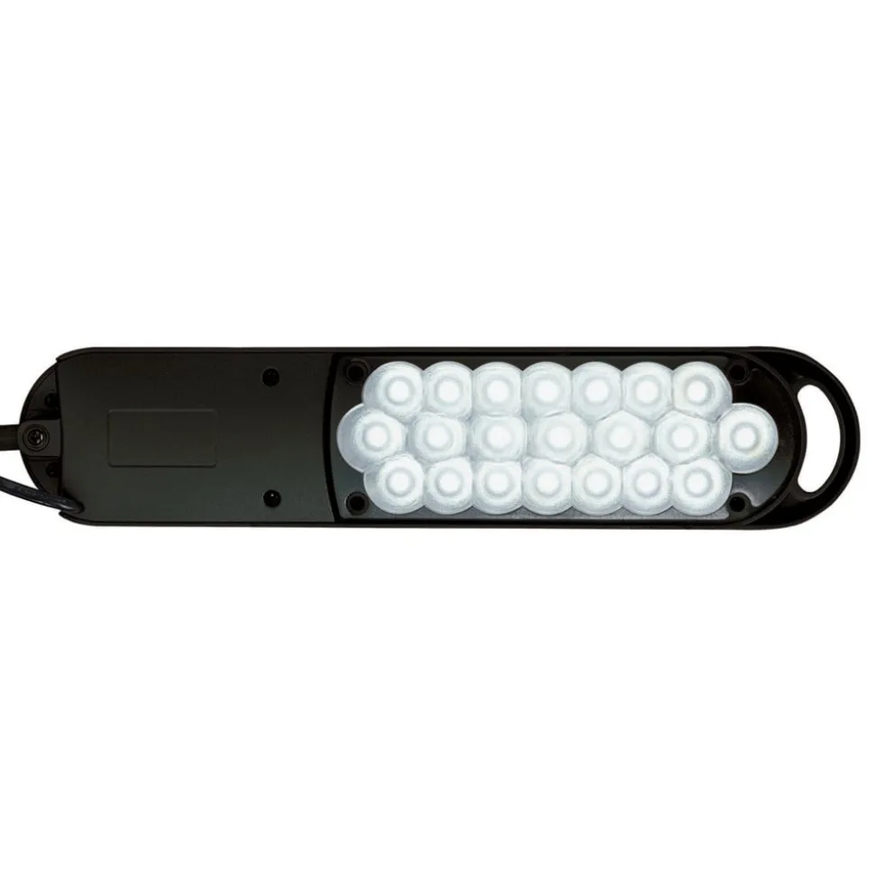 LED-bordlampe MAULatlantic, sort, højde 41 cm, stativ