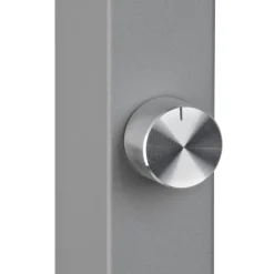 LED-bordlampe MAULjaval, sølv, 120 cm, dæmpbar, klemmefod