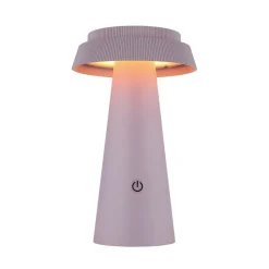 LED-bordlampe 36624, pink, genopladeligt batteri, CCT, IP54, dæmpbar