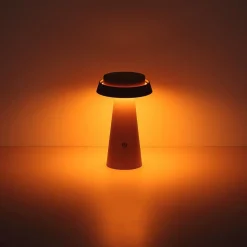 LED-bordlampe 36624, pink, genopladeligt batteri, CCT, IP54, dæmpbar