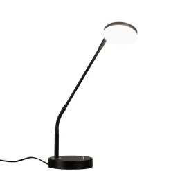 LED-bordlampe Sorento, sandfarvet, højde 48 cm, CCT dæmpbar