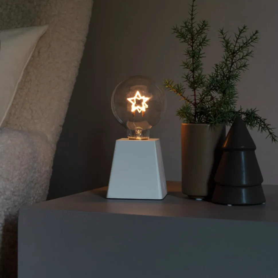 LED-dekorationslampe til bord træ, stjernefilament