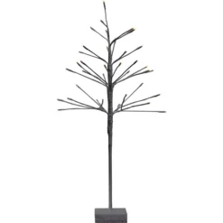 LED-dekorationstræ Snefrosttræ IP20 Højde 90 cm