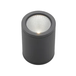 LED-downlight Embla af aluminium IP54, mørkegrå