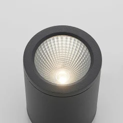 LED-downlight Embla af aluminium IP54, mørkegrå