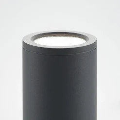 LED-downlight Embla af aluminium IP54, mørkegrå