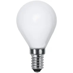 LED-dråbepære E14 2.700 K, opal, Ra90 4,7 W