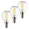LED-dråbepære E14 4W 2.700K Filament sæt med 3 stk