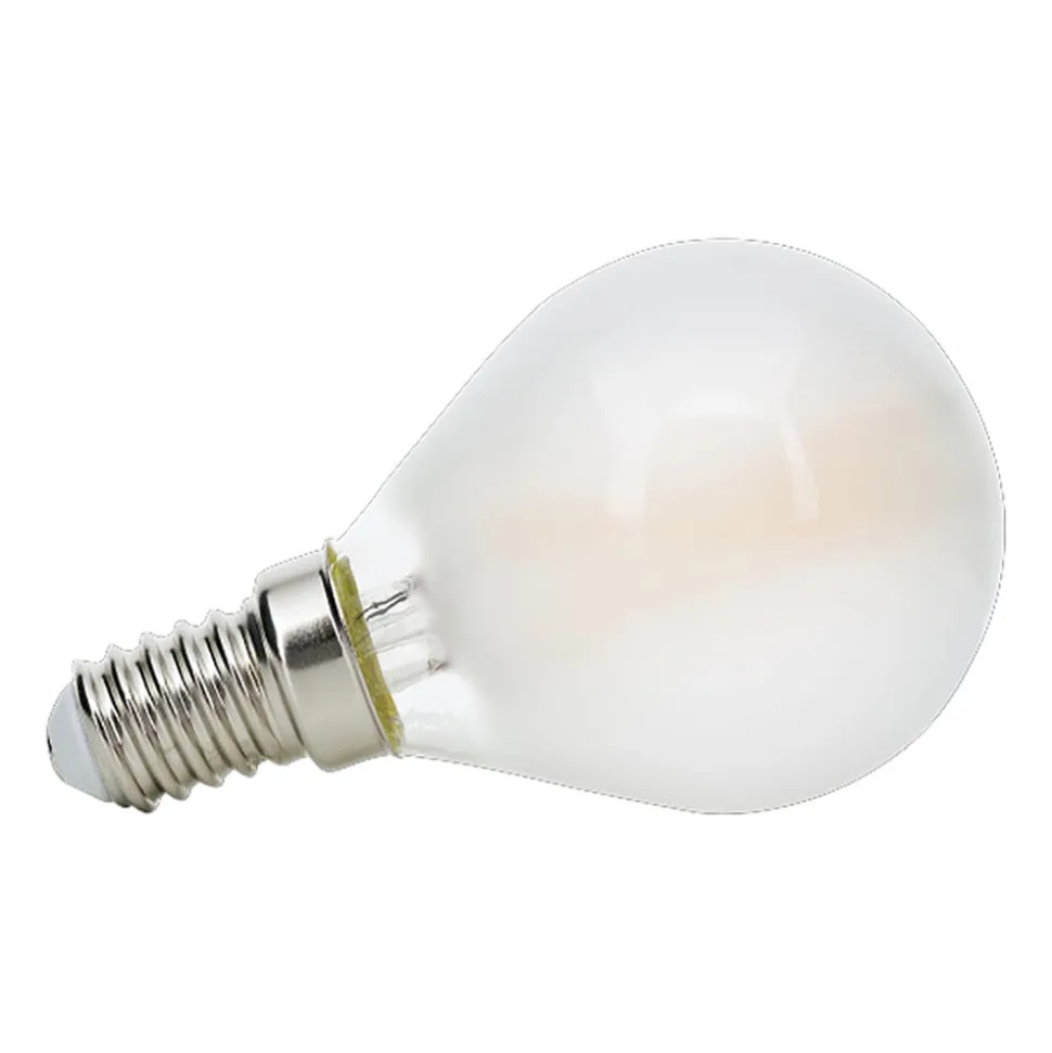 LED-dråbepære E14 4,5 W mat 2.700 K kan dæmpes