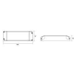 LED-driver Basic, CV, Q8H-12-75W