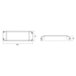 LED-driver Basic, CV, Q8H-24-75W