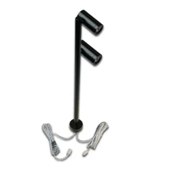 LED Duo Spot 2 x 3 W, sort, 3.000 K