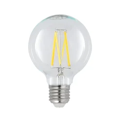 LED E27 8 W G80 2.700 K filament dæmpes klar 3 stk