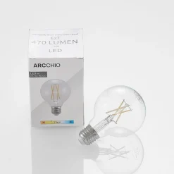 LED E27 4 W G80 2.700 K filament dæmpes klar 3 stk