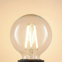 LED E27 8 W G80 2.700 K filament dæmpes klar 2 stk