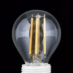 LED-filamentpære E14 G45 klar 6W 827 720lm dæmpbar