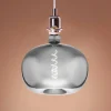 LED-filamentpære E27 4W Big Size æbleform krom
