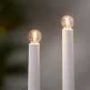 LED-filamentpære E10 3W dæmpbar, 3-pak, 55V