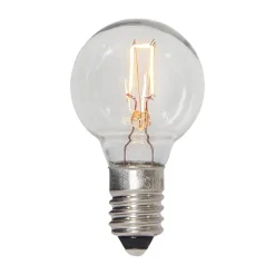 LED-filamentpære E10 3W dæmpbar, 3-pak, 55V