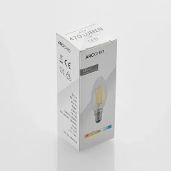 LED-filamentpære E14 4 W 827 kerte, dæmpes, 3 stk