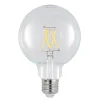 LED-filamentpære E27 4W 2.700K G95 Globe, glødetråd, klar