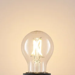 LED-filamentpære E27 4W 2.700K glødetråd, dæmpbar, klar