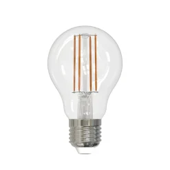 LED-filamentpære E27 8W klar 2.700K dæmpbar sæt med 2 stk