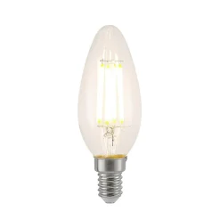 LED-filamentpære E14 4W 2.700K 3-trins dæmper