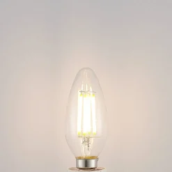 LED-filamentpære E14 4W 2.700K 3-trins dæmper
