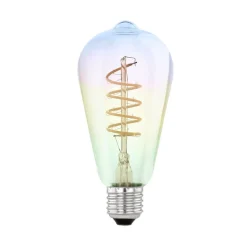 LED-filamentpære E27 4W ST64 820 iriserende dæmpbar