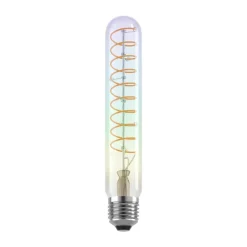 LED-filamentpære E27 4W T30 2000K iriserende dæmpbar