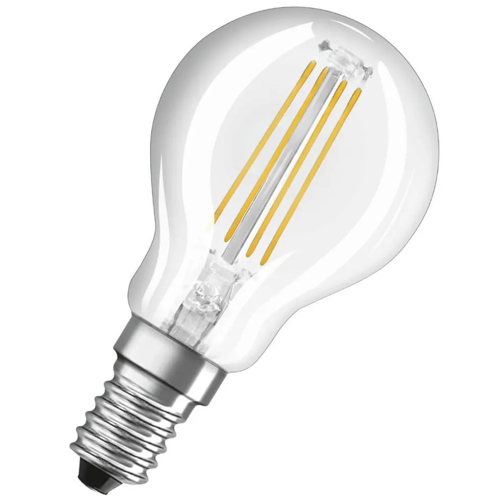 LED filamentpære E14 4 W varmhvid, 3'er sæt