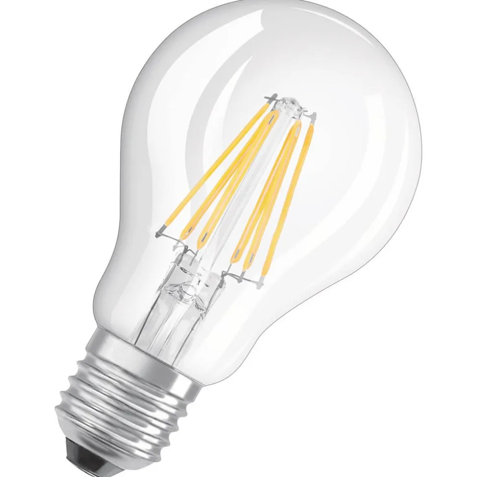 LED-filamentpære E27 7W, varmhvid, 3-pak