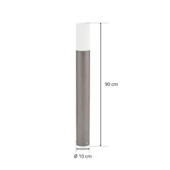 LED-gadelampe 2277, antracit