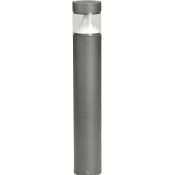 LED-gadelampe 2275, antracit/klar